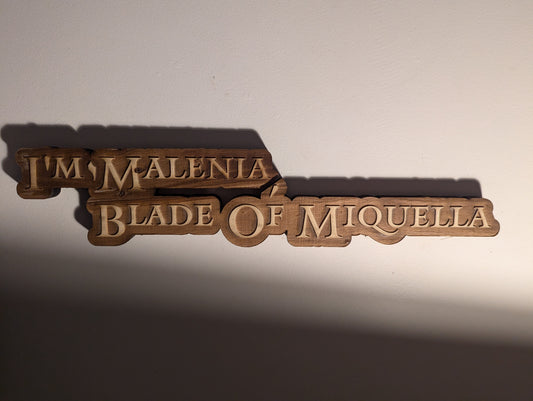 I'm malenia blade of miquella